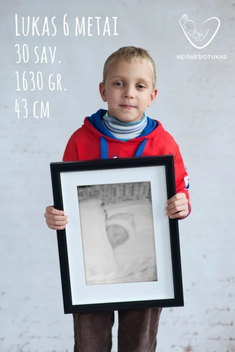 LUKAS 30 savaičių 1630 g - ūgtelėjęs Lukas jam jau 6 metai