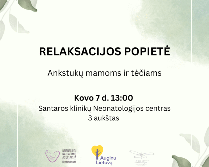 relaksacijos ankstuku mamoms ir teciams