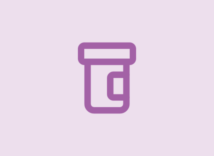 Gas pump icon on a pastel purple background